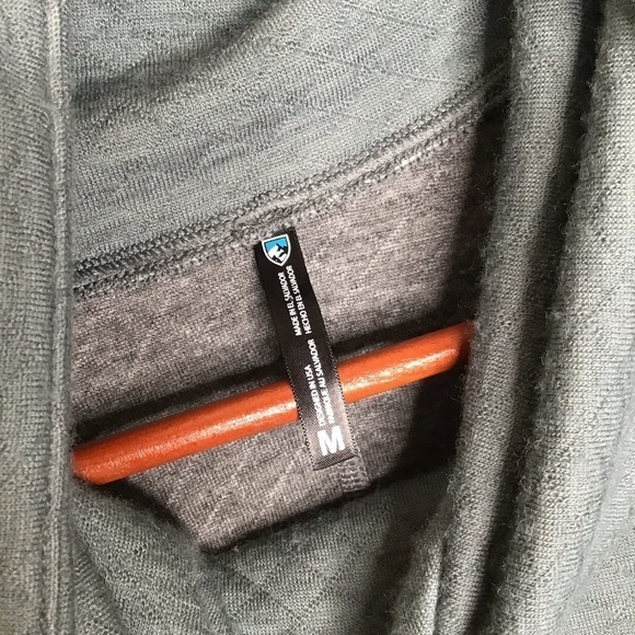 Kuhl Women's Athena Pullover in Pewter Green Size Medium. - Picture 13 of 16